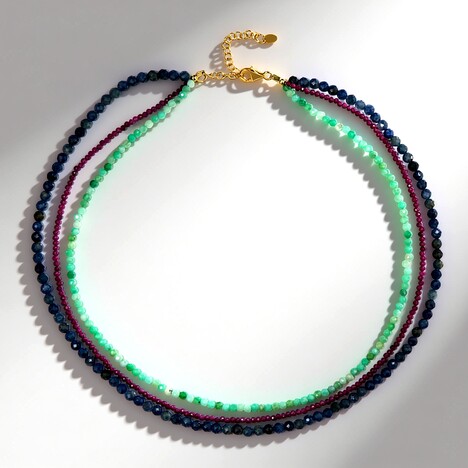Collana in argento con Smeraldo Brasiliano