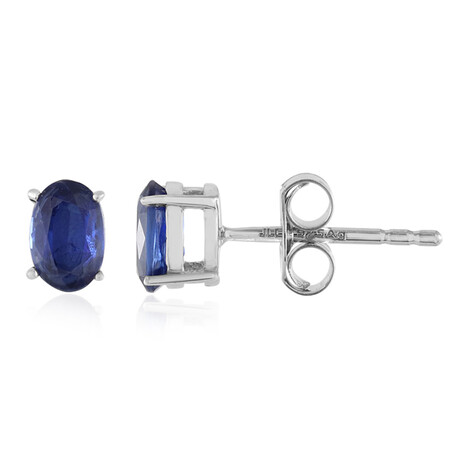 Boucles d'oreilles en argent et Kyanite du Népal