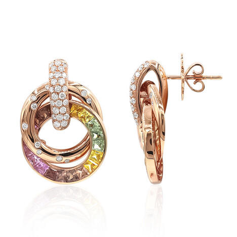 Saphir-Goldohrringe (Estée Collection)