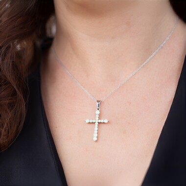 Collier en argent et Opale Welo