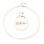 Parure en argent et Opale Welo