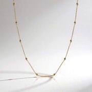 Collar en oro con Diamante chocolate I2 (SUHANA)