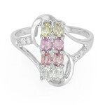 Cuprian Tourmaline Silver Ring