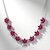 Collana in argento con Rubino del Madagascar