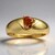 Anello in oro con Spessartina Californiana (Amanda Adkins)