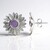 Orecchini in argento con Giada Lavanda (MONOSONO COLLECTION)
