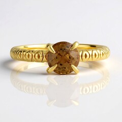 Anello in argento con Zircone Tramonto (Adela Silber)