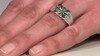Anillo en plata con Tsavorita de Tanzania (de Melo Essence)