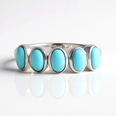Anello in argento con Turchese