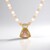 Peach Moonstone Silver Necklace (KM by Juwelo)