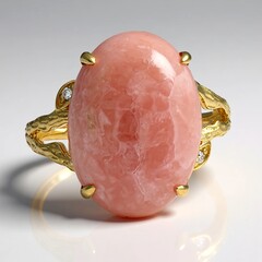 Anello in oro con Rodocrosite (CIRARI)