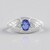 Anello in argento con Tanzanite