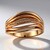 Zilveren ring met SI1 Argyle Rose De France Diamanten (Annette)