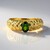 Anello in argento con Diopside Russo (SAELOCANA)