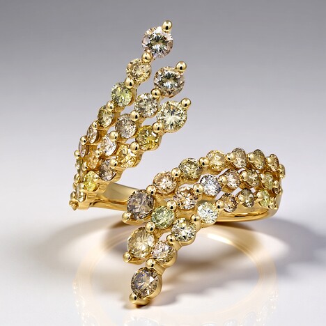 Bague en or et Diamant fancy SI2 (CIRARI)