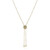 9K I2 Champagne Diamond Gold Necklace