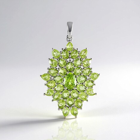 Ciondolo in argento con Peridoto