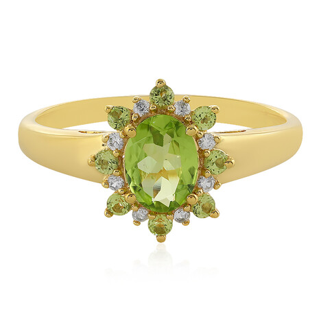 Anello in argento con Peridoto