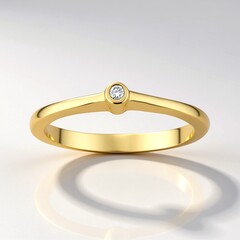 Anello in argento con Diamante SI1 (G) (Annette)