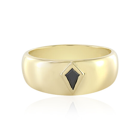 Schwarzer Diamant-Goldring (de Melo)