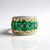 Anello in argento con Smeraldo Zambia (Gems en Vogue)
