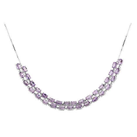 Amethyst-Silbercollier