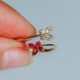 Bague en or et Rubis AAA du Mozambique (CIRARI)