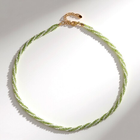 Collana in argento con Peridoto