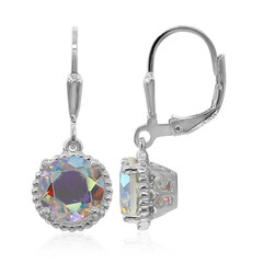 Zilveren oorbellen met maanlicht kwartskristallen