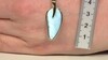 Zilveren hanger met een larimar