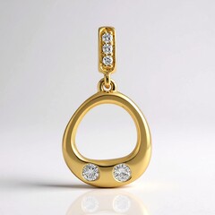 Ciondolo in oro con Diamante SI1 (G) (Annette)