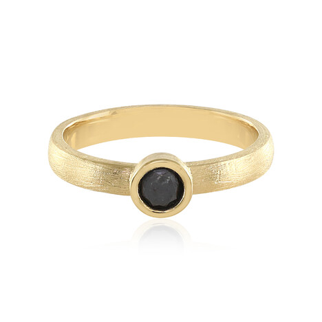 Anello in argento con Diamante Nero