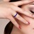 Anillo en plata con Cianita de Nepal