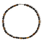 Collana in argento con Occhio di Tigre