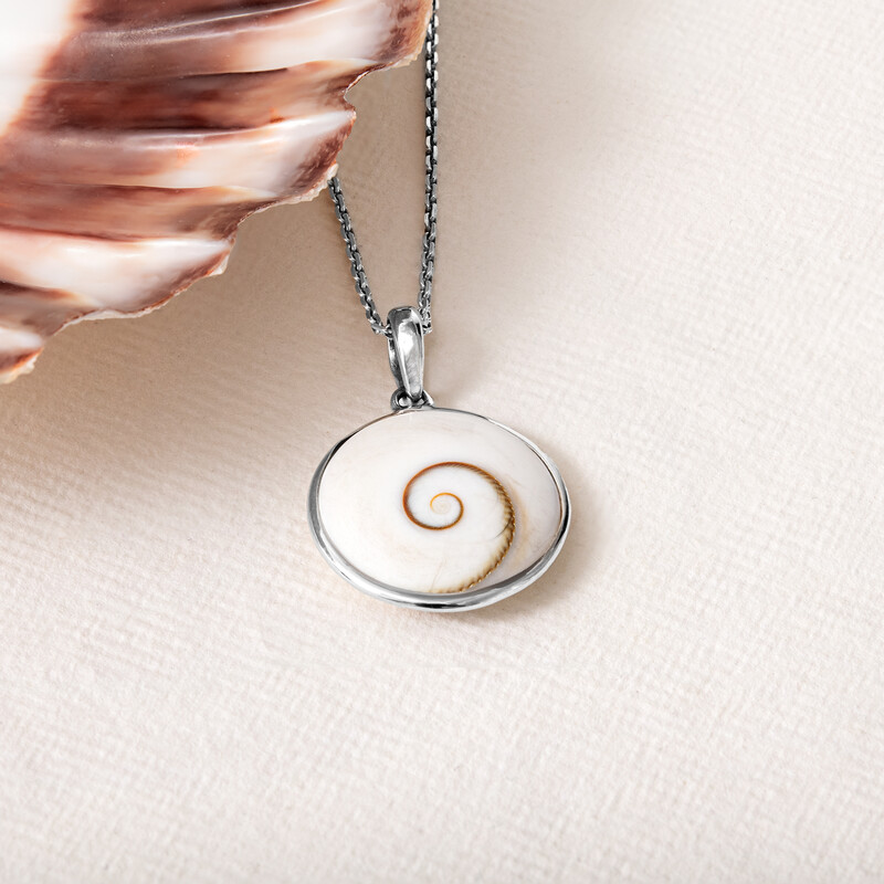 Shiva-Auge-Silberanhänger (Bali Barong)