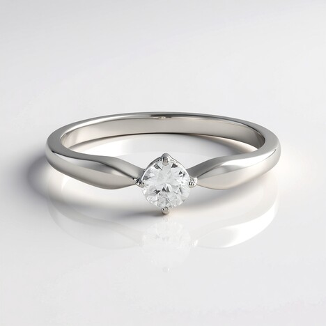 Anello in argento con Zircone