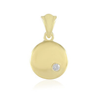 Colgante en plata con Diamante I2 (H)