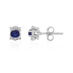 Pendientes en plata con Cianita de Nepal