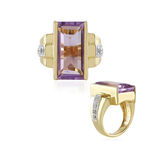 Anillo en plata con Amatista Rosa de Francia