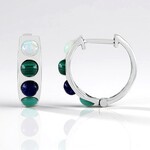 Orecchini in argento con Opale di Welo