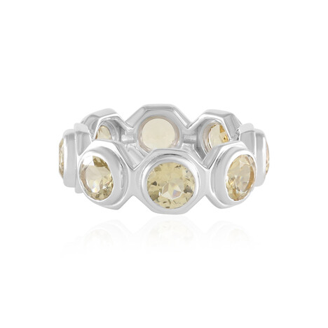 Gelber Beryll-Silberring