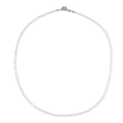 Collier en argent et Topaze blanche
