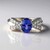 Anello in argento con Tanzanite