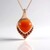 Collana in argento con Corniola (KM by Juwelo)