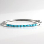 Bracciale in argento con Turchese Sleeping Beauty (Faszination Türkis)