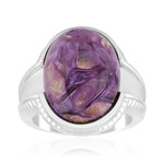 Zilveren ring met een Charoite