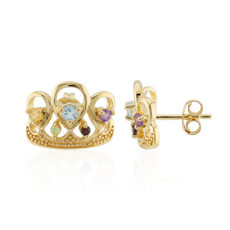 Sky Blue Topaz Silver Earrings