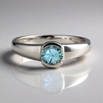 Anello in argento con Zircone Ratanakiri