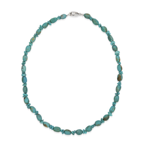 Türkis-Silberhalskette