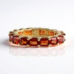 Anello in oro con Rubino Tanzania (de Melo Gold)